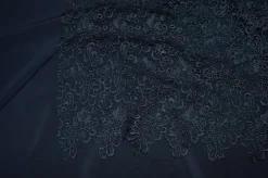 ABBINAMENTO CADY LARIMAR con PIZZO MACRAME' col. BLU