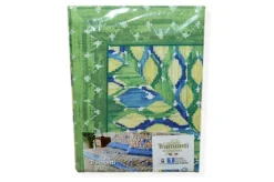 COMPLETO LENZUOLA SINGOLO BIANCALUNA MODELLO VERNA VAR.VERDE 4400