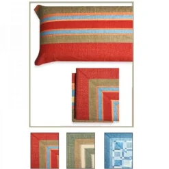 COMPLETO LENZUOLA SINGOLO BIANCALUNA MODELLO IDRIS VAR. ROSSO 1600