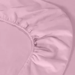 COMPLETO LENZUOLA SINGOLO FLANELLA CALEFFI TINTA UNITA VAR. ROSA