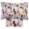 COMPLETO LENZUOLA SINGOLO SARTORIALE MODELLO GLOW VAR. ROSSO