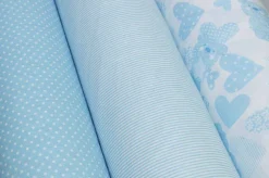 COORDINATI COTONE AZZURRO BIMBO