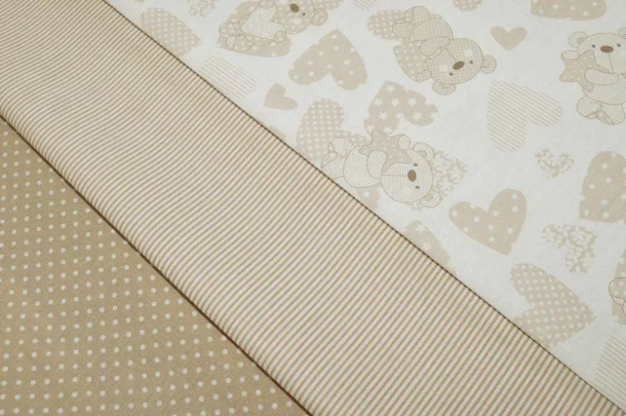 COORDINATI COTONE BEIGE BIMBO
