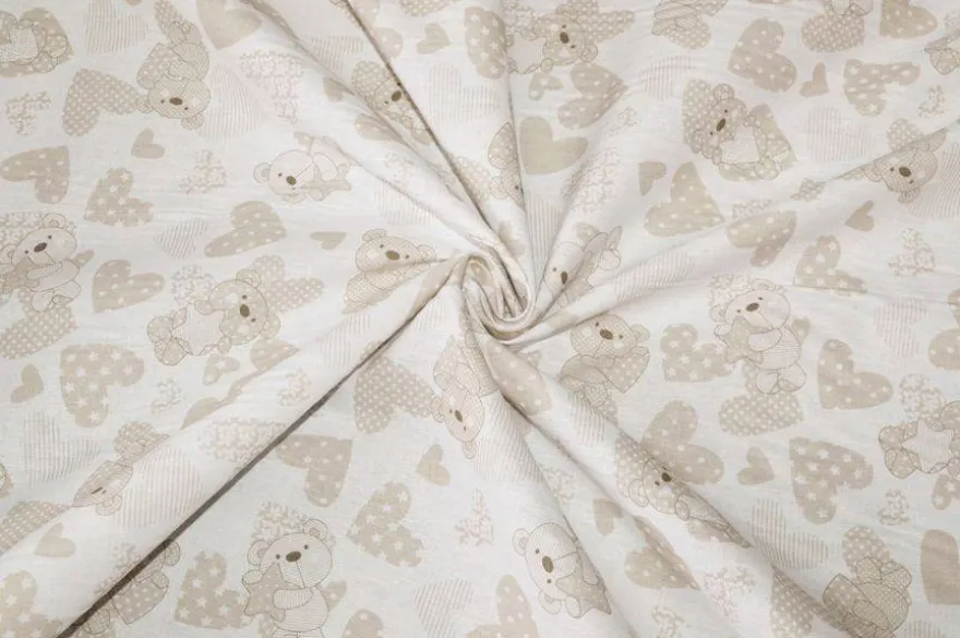 COORDINATI COTONE BEIGE BIMBO