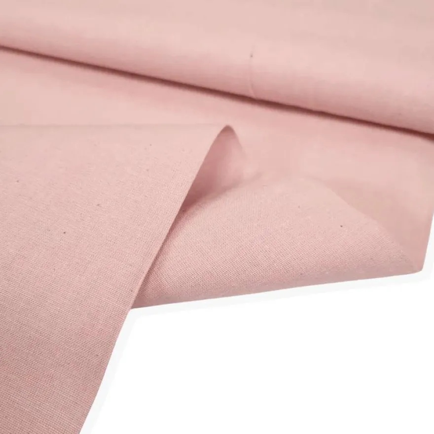 COORDINATI PURO COTONE RIGA QUADRETTO E UNITO ROSA