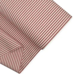 COORDINATI PURO COTONE RIGA QUADRETTO E UNITO ROSSO