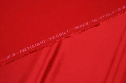 COORDINATO CADY ACETATO VISCOSA E PIZZO REBRODE' ROSSO