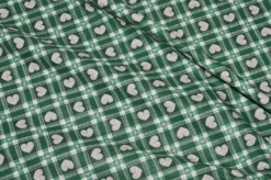COORDINATO CUORE SCOZZESE VERDE