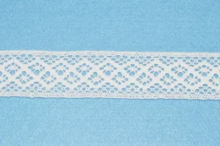 COORDINATO PIZZO COTONE INCASSO E FINALI BIANCHI