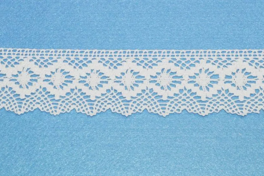 COORDINATO PIZZO COTONE INCASSO E FINALE BIANCO