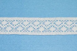 COORDINATO PIZZO COTONE INCASSO E FINALE BIANCO