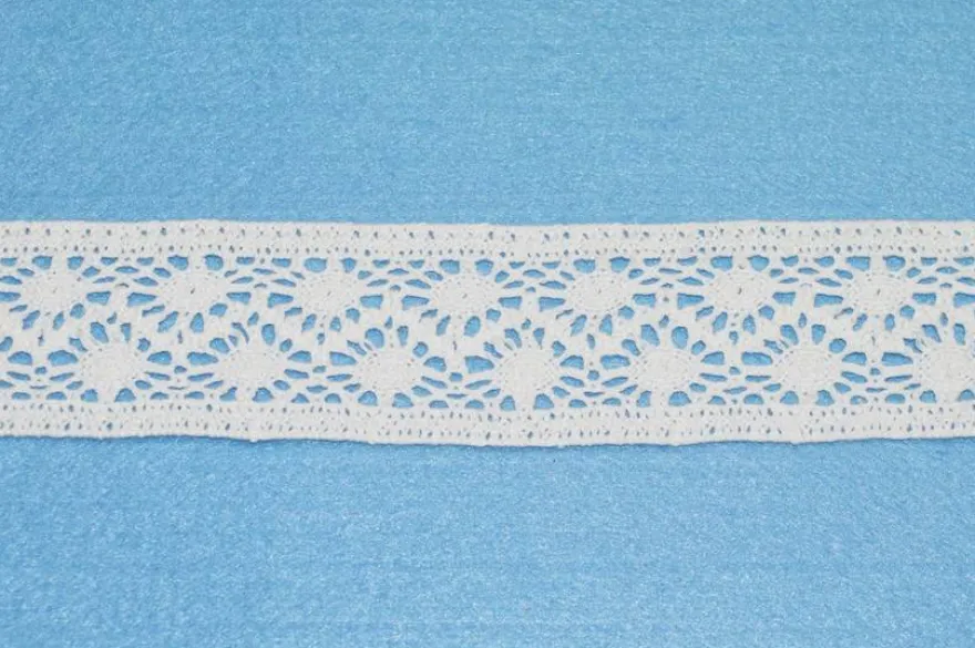 COORDINATO PIZZO COTONE INCASSO E FINALE BIANCO