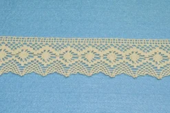 COORDINATO PIZZO COTONE INCASSO E FINALE PANNA