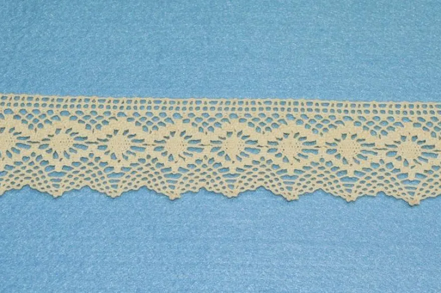 COORDINATO PIZZO COTONE INCASSO E FINALE PANNA