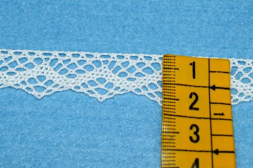 COORDINATO PIZZO COTONE INCASSO E FINALE BIANCO 124