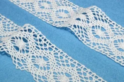 COORDINATO PIZZO COTONE INCASSO E FINALE BIANCO 226