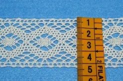 COORDINATO PIZZO COTONE INCASSO E FINALE ECRU 226