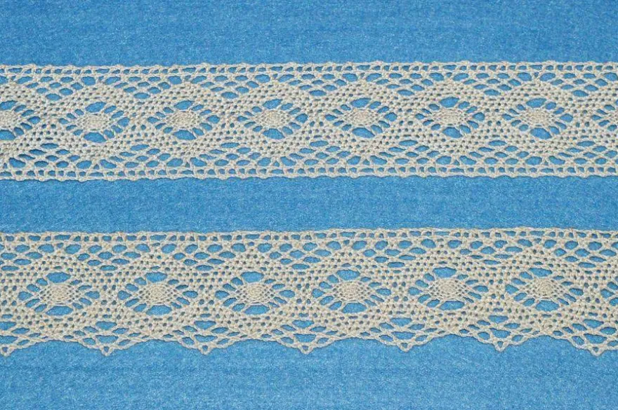 COORDINATO PIZZO COTONE INCASSO E FINALE ECRU 226