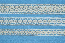COORDINATO PIZZO COTONE INCASSO E FINALE ECRU 101