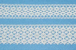COORDINATO PIZZO COTONE INCASSO E FINALE BIANCO 104/1