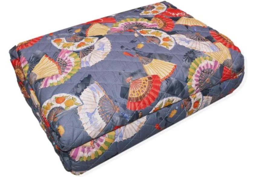 COPRILETTO TRAPUNTATO MATRIMONIALE MIRABELLO MODELLO VALENCIA VAR.BLU 80U
