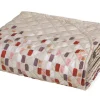 COPRILETTO TRAPUNTATO MATRIMONIALE BORBONESE MODELLO MOSAICO VARIANTE BLUSH