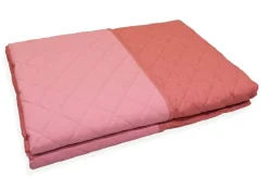 COPRILETTO TRAPUNTATO SINGOLO CALEFFI DILETTO VAR. ROSA
