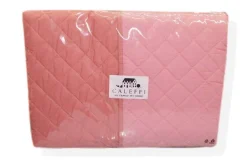 COPRILETTO TRAPUNTATO SINGOLO CALEFFI DILETTO VAR. ROSA