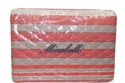 COPRILETTO TRAPUNTATO SINGOLO MIRABELLO MODELLO MILLERIGHE VAR. ROSSO R80