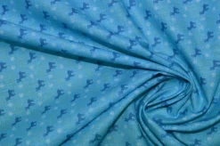 COTONE MICRO FANTASIA AZZURRA