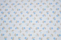 COTONE STAMPATO FIORELLINO AZZURRO NOUVELLE ST. 79
