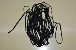 ELASTICO NERO MORBIDO PIATTO MT 10 MILLIMETRI 6