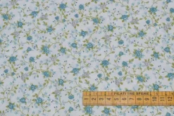 FANTASIE COORDINATE IN COTONE AZZURRO ACQUA