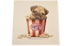 GOBELIN FANTASIA CANE CON POPCORN 14424 MISURA CM 47X47
