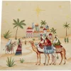 GOBELIN FANTASIA NATALE CAMMELLO 15261 MISURA CM 47X47