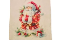 PANNELLO BABBO NATALE DISEGNO 4 MISURA CM 47X47
