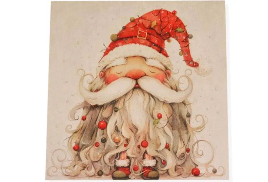 PANNELLO NATALE SANTA CLAUS DISEGNO 1 MISURA CM 47X47