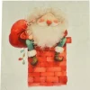 PANNELLO NATALE SANTA CLAUS DISEGNO 2 MISURA CM 47X47