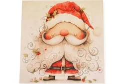 PANNELLO NATALE SANTA CLAUS DISEGNO 3 MISURA CM 47X47