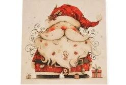 PANNELLO NATALE SANTA CLAUS DISEGNO 4 MISURA CM 47X47
