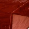 PELLICCIA SINTETICA ROSSO MATTONE