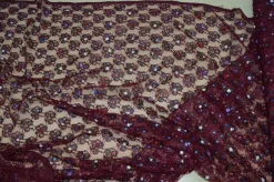 PIZZO BORDEAUX CON FIORELLINI
