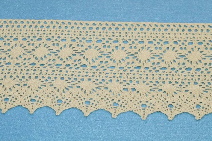 PIZZO COTONE FINALE PANNA ALTEZZA 14 CM