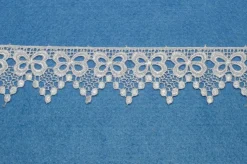 PIZZO MACRAME FIOCCO BIANCO ALTEZZA 3.5 CM