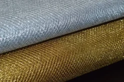RETE LAMINATA ORO e ARGENTO
