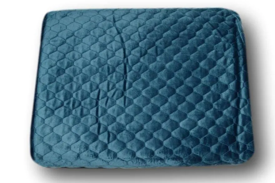 RIVIERA SWEET PLAID TRAPUNTATO VELOUR BLU