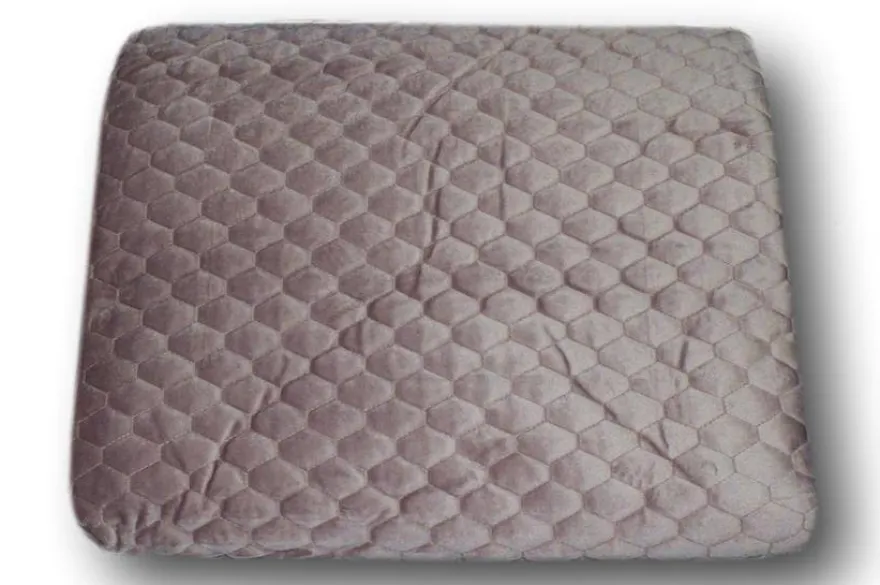 RIVIERA SWEET PLAID TRAPUNTATO VELOUR ROSA ANTICO