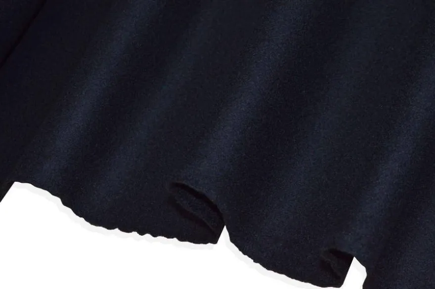 SCAMPOLO CAPPOTTO MISTO LANA BLU