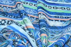 SCAMPOLO CREPE STRETCH FANTASIA BLU
