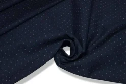 SCAMPOLO JERSEY BIELASTICO POIS MULTICOLOR BLU